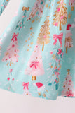 Green christmas tree bamboo pants set - Aaria Tees Aaria Tees