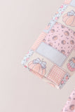 Pink pumpkin ruffle dress Aaria Tees