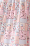 Pink pumpkin ruffle dress Aaria Tees