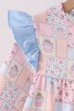 Pink pumpkin ruffle bloomer set - Aaria Tees Aaria Tees