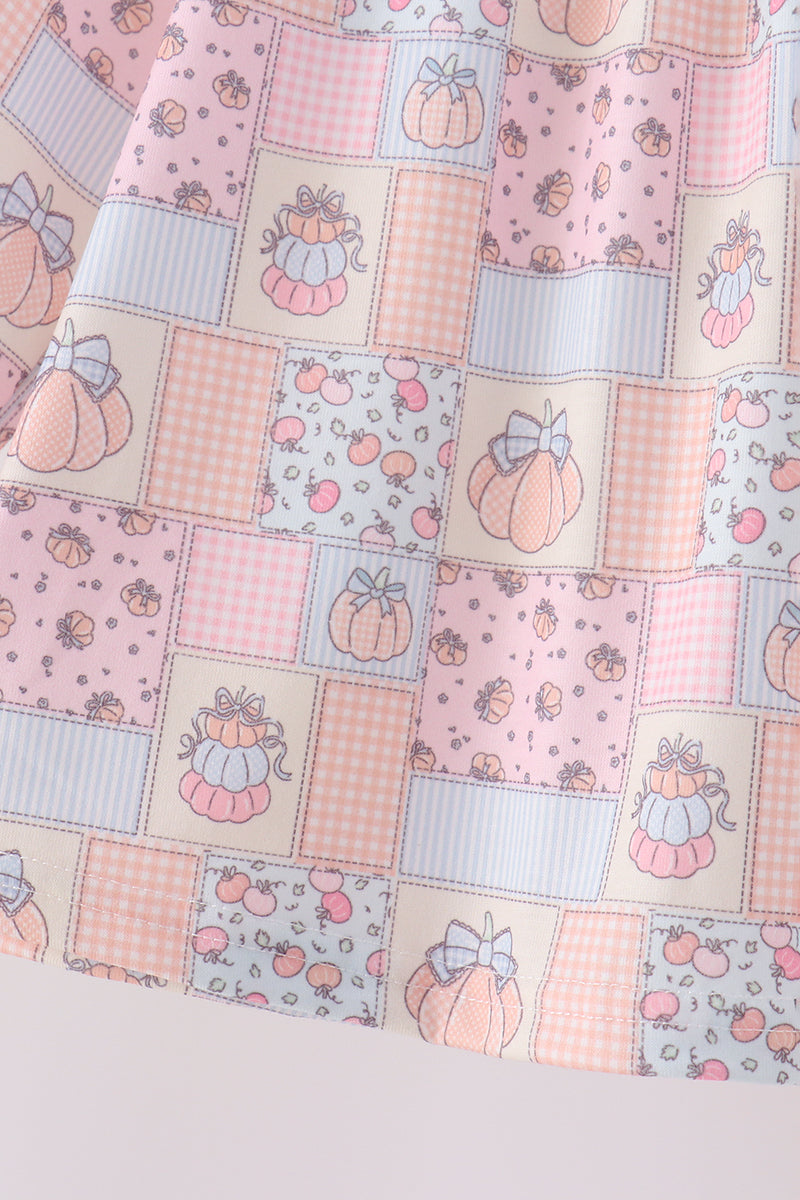 Pink pumpkin ruffle bloomer set - Aaria Tees Aaria Tees