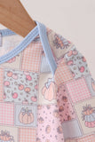 Pink pumpkin ruffle romper Aaria Tees