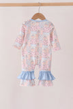 Pink pumpkin ruffle romper Aaria Tees