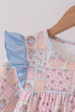 Pink pumpkin ruffle pants set - Aaria Tees Aaria Tees
