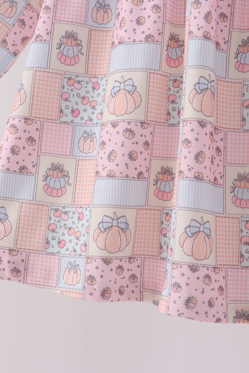 Pink pumpkin ruffle pants set - Aaria Tees Aaria Tees