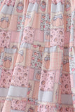Pink pumpkin smocked mom&me dress Aaria Tees