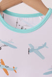 Airplane bamboo 2pc pants set Aaria Tees