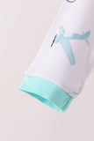 Airplane bamboo 2pc pants set Aaria Tees