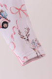 Pink nutcracker bamboo romper Aaria Tees