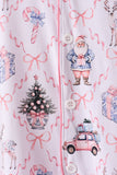 Pink nutcracker bamboo mom&me pajama set Aaria Tees