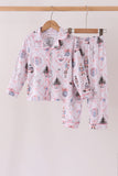 Pink nutcracker bamboo mom&me pajama set Aaria Tees