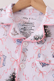 Pink nutcracker bamboo mom&me pajama set Aaria Tees