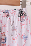 Pink nutcracker bamboo mom&me pajama set Aaria Tees