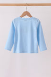 Blue Turkey Embroidery Top - Aaria Tees Aaria Tees