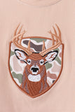 Camo Deer Applique Pants Set Aaria Tees