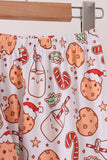 Red milk cookie bamboo pajama set Aaria Tees
