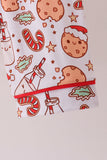 Red milk cookie bamboo pajama set Aaria Tees