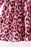 Pink leopard bamboo pants set Aaria Tees