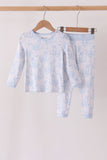 Blue dog bamboo pajama set - Aaria Tees Aaria Tees