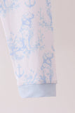 Blue dog bamboo pajama set - Aaria Tees Aaria Tees