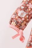 Floral Smocked Lace Bubble Aaria Tees