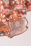 Floral Smocked Lace Bubble Aaria Tees