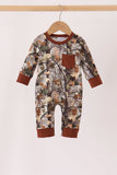 Camouflage tree pocket romper Aaria Tees