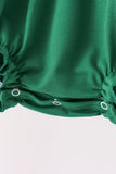 Forest bow smocked ruffle bubble - Aaria Tees Aaria Tees