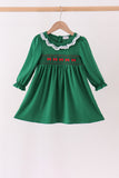 Forest bow smocked ruffle dress - Aaria Tees Aaria Tees