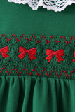 Forest bow smocked ruffle bloomer set - Aaria Tees Aaria Tees