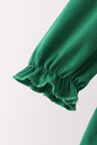 Forest bow smocked ruffle bloomer set - Aaria Tees Aaria Tees