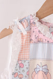 Pink pumpkin ruffle shorts set - Aaria Tees Aaria Tees