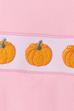 Pink pumpkin ruffle skorts set Aaria Tees