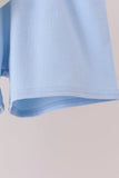 Yellow stripe pumpkin embroidery shorts set Aaria Tees