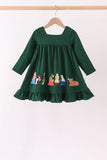 Forest nativity ruffle dress - Aaria Tees Aaria Tees