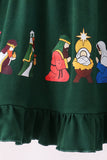 Forest nativity ruffle dress - Aaria Tees Aaria Tees