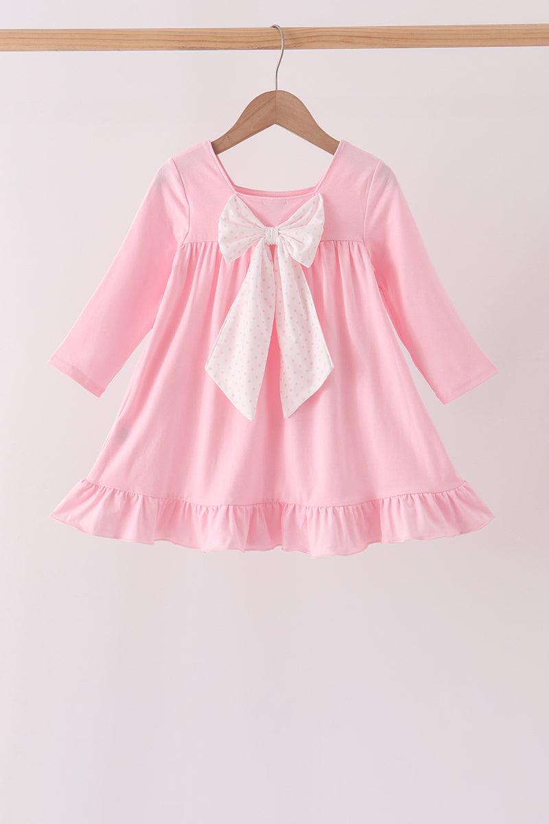 Pink nutcracker embroidery ruffle dress - Aaria Tees Aaria Tees