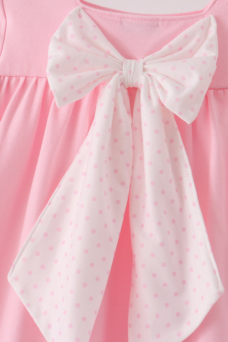 Pink nutcracker embroidery ruffle dress - Aaria Tees Aaria Tees