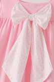 Pink nutcracker embroidery ruffle dress - Aaria Tees Aaria Tees