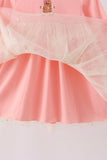 Pink gingerbread sequin tulle dress - Aaria Tees Aaria Tees
