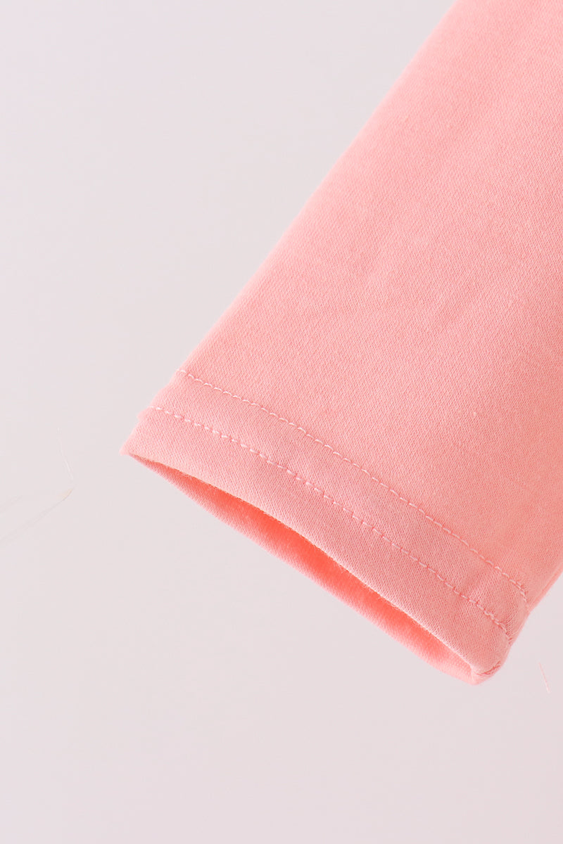 Pink gingerbread sequin tulle bubble - Aaria Tees Aaria Tees