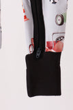 Black Racing Zip Bamboo Romper - Aaria Tees Aaria Tees