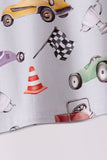 Black Racing Bamboo Pajama Set Aaria Tees