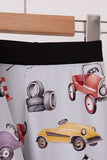 Black Racing Bamboo Pajama Set Aaria Tees