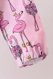Pink Flamingo Ruffle Raincoat - Aaria Tees Aaria Tees
