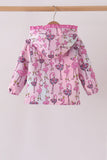 Pink Flamingo Ruffle Raincoat - Aaria Tees Aaria Tees