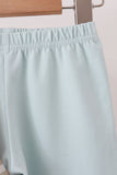 Khaki Turkey Bow Embroidery Pants Set Aaria Tees