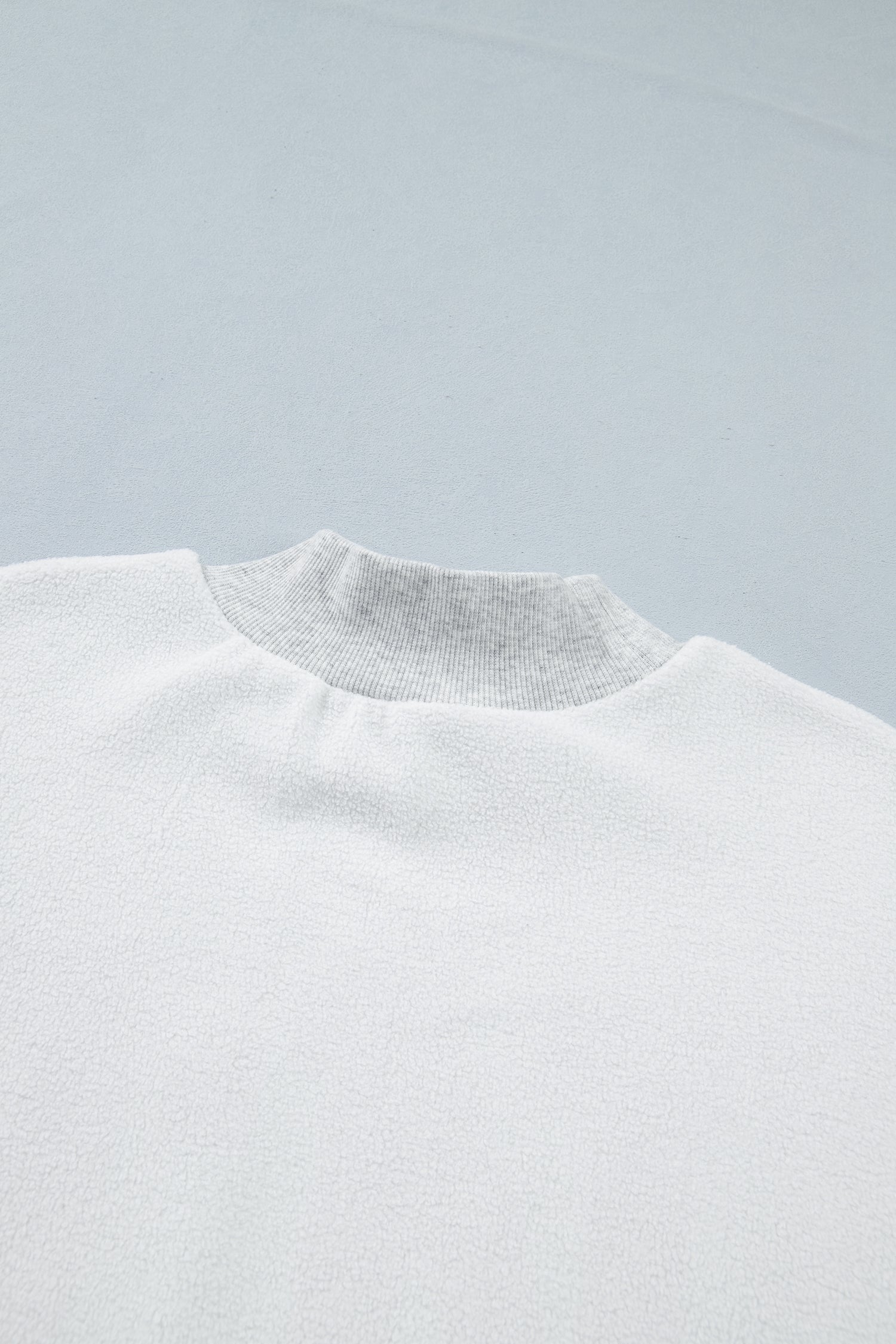 Light Grey TN TENNESSEE Double Printed Reversible Mock Neck Sweatshirt - Aaria Tees Aaria Tees