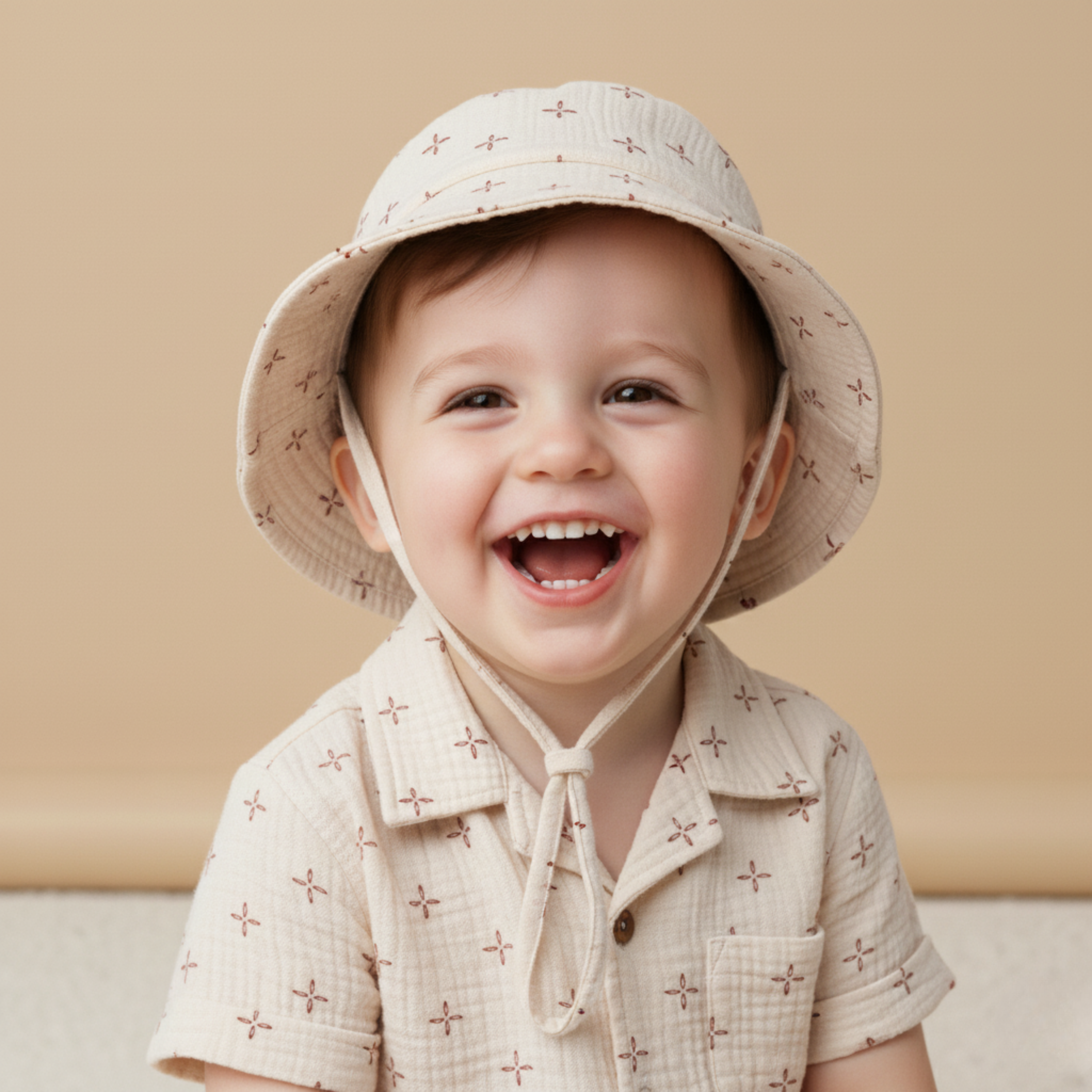 Organic Bucket Sun Hat - Cross - Aaria Tees Aaria Tees