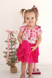 Merry & Twirly Collection- Pinkmas Tulle Dress Aaria Tees